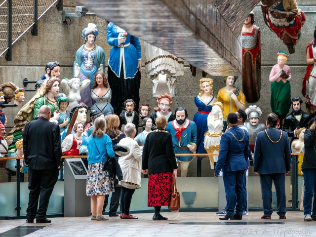 Δήμαρχοι Επισκέπτονται το Cutty Sark, Βασιλικά Μουσεία του Γκρίνουιτς, Λονδίνο, Αγγλία, Ηνωμένο Βασίλειο (Mayors Visiting the Cutty Sark, Royal Museums Greenwich, London, England, United Kingdom)